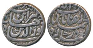 Jahangir, Silver Rupee, 11.31g, Ahmedabad Mint, Inayat couplet, AH 1032/17 (KM 149.4). Ver