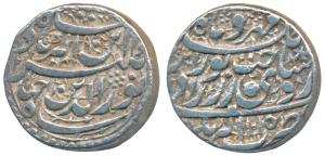Jahangir, Silver Heavy Rupee, 13.69 g, Akbarnagar Mint, Sakhat Noorani couplet, AH 1015, t