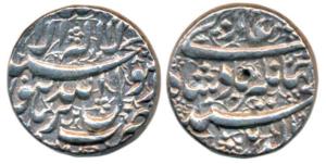 Jahangir, Silver Rupee, 11.45g, Burhanpur Mint, Kalima type (KM 141.4). Very Fine+.