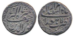 Jahangir, Silver Rupee, 11.1g, Lahore Mint, Month Isfandarmuz, RY 9, ornamental border (KM