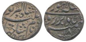 Jahangir, Silver Rupee, 11.39g, Lahore Mint, Abre Ruye couplet, AH 1032/18, complete mint 