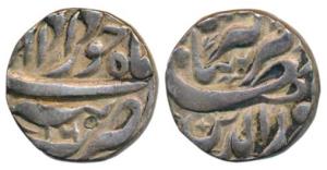 Jahangir, Silver Rupee, 11.4g, Tatta Mint, Month Khurdad, RY 16 (KM 145.17). Extremely Fin
