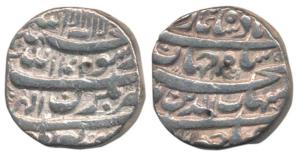 Shah Jahan, Silver Rupee, 11.37g, Bhakkar Mint, RY 4 (KM 224.7). Very Fine.