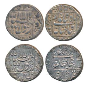 Shah Jahan, Silver Rupee, Surat Mint, AH 1052/16 and RY 18 (KM 235.23). Very Fine+ to Abou