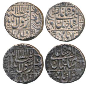 Shah Jahan, Silver Rupee, Surat Mint, AH 1059/23 and RY 22 (KM 235.23). Very Fine to Very 