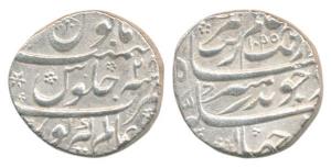 Aurangzeb, Silver Rupee, 11.34g, Alamgirpur Mint, AH 1095/28, 9 in AH date is wrongly engr