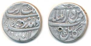 Aurangzeb, Silver Rupee, 11.3g, Dar al-Mulk Kabul Mint, AH 1098/31, complete mint name at 