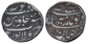 Aurangzeb, Silver Rupee, 11.31g, Solapur Mint, AH 111X/4X, (KM 300.82). Very Fine.