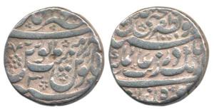 Aurangzeb, Silver Rupee, 11.39g, Zafarabad Mint, Muhiuddin type, AH 1071/3, mint name at t