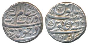 Aurangzeb, Silver Rupee, 11.48g, Zafarabad Mint, AH 1093/26 (KM 300.23). Very Fine+, Rare.