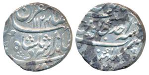 Jahandar Shah, Silver Rupee, 11.3g, Lucknow / Lakhnau Mint, AH 1124/Ahd, complete mint nam