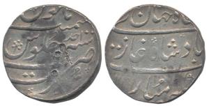 Shah Jahan II, Rafi ud-daula, Silver Rupee, 11.22g, Surat Mint, AH 1131/Ahd, complete mint