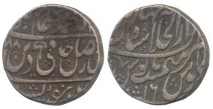 Shah Alam II (AH 1174-1221, 1759-1806AD), Silver Rupee, 11.22g, Shahjahanabad Mint, AH (11