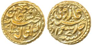 Tipu Sultan, Gold Pagoda, 3.43g, Khursheed Sawad Mint, the denomination Faruqi and mint na