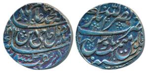 Nasrullah Khan, Silver Rupee, 11.20g, Nasrullanagar Mint, in the name of Shah Alam II, AH 