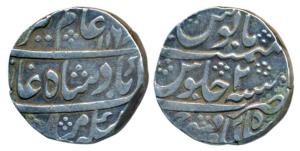 Shahabad Qanauj / Kanauj Mint, Silver Rupee, 11.08g, in the name of Alamgir II, AH 1168/2 