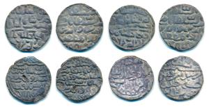 Ala al-din Husain Shah, Silver Tanka (2), Khazana and Fathabad Mints, AH 899; Nusrat Shah,