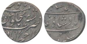 Ahmed Shah Bahadur (AH 1161-1167, AH1748-1754 AD), Silver Rupee, 11.46g, Ahmedabad Mint, A