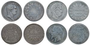France, Louis Philippe I, Silver 5 Francs, 24.70g, Paris Mint, 1831; Louis Philippe I, Sil