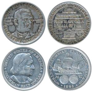 United States of America, Silver ½ Dollar, Columbian Exposition, obv. bust of Christopher 