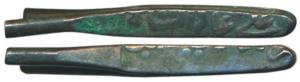 Ali Adil Shah II, Silver Larin, 4.67g, Dabhol Mint. About Extremely Fine.