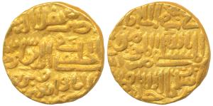 Muhammad Shah III bin Tughluq, Gold Tanka, 11.05g, Delhi Mint, AH 74X, in the name of Cali