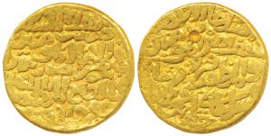 Firuz Shah Tughluq (AH 752-790, 1351-1388 AD), Gold Tanka, 10.8g, with the name of the cal