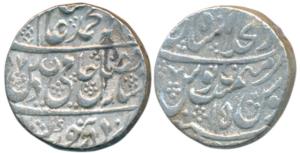 Shah Alam II (AH 1174-1221, 1759-1806 AD), Silver Rupee, 11.07g, Dar-ul-Khilafat Shahjahan