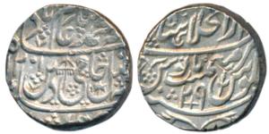 Shah Alam II, Shahjahanabad, Dar-ul-Khilafat, Silver Rupee, 11.22g, AH 1201/29, Hami din l