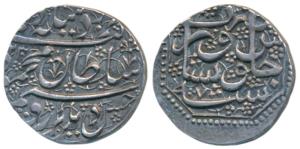 Mahmud Shah (second reign AH 1224-1233, 1809-1817 AD), Silver Rupee, 10.7g, Peshawar Mint,