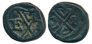 Malabar Coast, Copper Double Pice, 10.45g, EIC bale mark on obverse and reverse (Prid 300)
