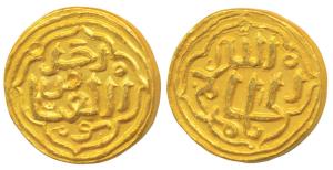 Muhammad bin Tughluq III, Gold Tanka, 10.91g, in the name of the Caliph al-Hakim II, calip