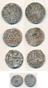 Kumara Isamahisa, Lead Unit, 6.74g, obv. lion standing left with traces of Brahmi legend a