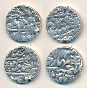 Madho Singh II, Silver Rupee (2), Sawai Jaipur Mint, in the name of Queen Victoria, 187X/3