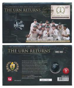 Australia, Elizabeth II, Cupro-Nickel 20 Cents, 2014 The Urn Returns, Australia’s Victory 