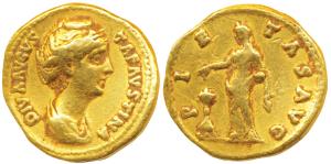 Roman, Faustina Senior, wife of Emperor Antoninus Pius, (c. 100-141 AD), Gold Aureus, 7.1g