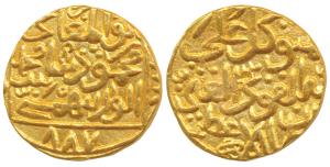 Mahmud Shah (AH 887-924, 1482-1518 AD), Gold Tanka, 11.0g, Hadrat Muhammadabad Mint, AH 88