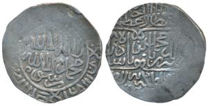 Zahir al-Din Muhammad Babur (AH 932-937, 1526-1530 AD), Silver Shahrukhi, 4.75g, Lahore Mi
