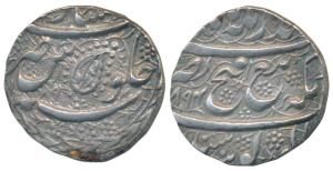 Ranjit Singh, Silver Rupee, 8.46g, Peshawar Mint, VS 1894, date on both sides, Gobindshahi