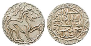 Jalal ud-Din Muhammad, Second Reign (AH 821-837, 1418-1433 AD), Silver Double Tanka, 21.54