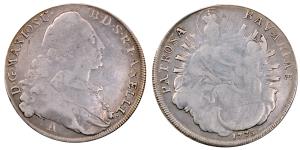 Germany, Bavaria, Maximilian III Joseph, Silver Thaler, 27.52g, 1775, Madonnentaler, (KM 5
