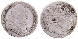 Germany, Bavaria, Maximilian III, Joseph, Silver Thaler, 27.81g, 1771, Madonnentaler, (KM 