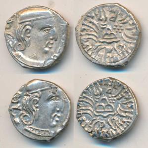 Western Kshatrapas, Kardamaka family, Svami Rudrasena III son of Svami Rudradaman II (348-