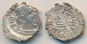 Western Kshatrapas, Kardamaka family, Svami Rudrasena III son of Svami Rudradaman II, Silv
