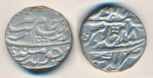 Aurangzeb, Silver Rupee, Lakhnau Mint, RY 48. (KM 300.54). Very Fine.