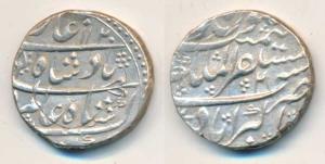 Shah Alam Bahadur (AH 1119-1124, 1707-1712 AD), Silver Rupee, 11.41g, Mustaqir ul Mulk Akb
