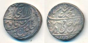 Shah Alam II, Silver Rupee, 11.13g, Dar-ul-Khilafat Shahjahanabad Mint, AH 1186, RY 13, wi