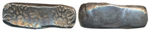 Archaic Punch Marked Coinage, attributed to Gandhara Janapada, Silver 5 Shana, 11.26g, Ben