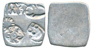 Punch Marked, Magadha Janapada (c. 500-400 BC), Silver Karshapana, 3.10g, Series I, five p
