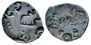 Archaic Punch Marked Coinage, attributed to Magadha Janapada (c. 500-400 BC), Silver Karsh